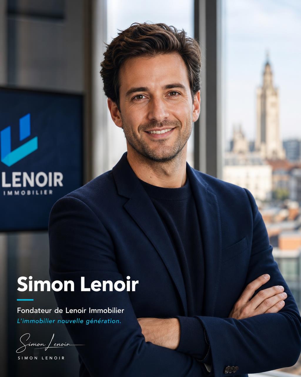 Simon Lenoir, fondateur de Lenoir Patrimoine
